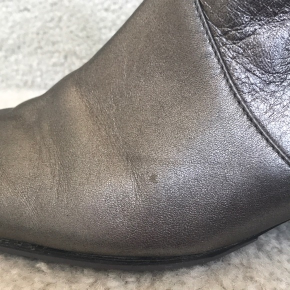 Robert Clergerie Silver Metallic Ankle Boots - Picture 12 of 16